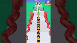 Longest Golden Black Monster Snake in Snake Run 3d game games gaming gameplay gamer [upl. by Crooks]