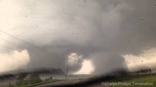 TWO TORNADOES Video 2 Pilger NE 61614 [upl. by Yenterb212]