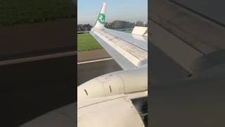 Landing Rotterdam Airport plane landing [upl. by Attenyl]