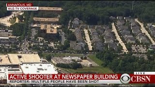 At least 5 dead in Annapolis Maryland Shooter in custody [upl. by Mittel]