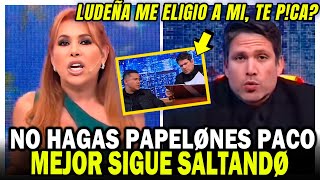 PACO BAZAN le responde a MAGALY MEDINA tras ser NINGUNEAD por entrevista a SERGIO LUDEÑA sobre CUEVA [upl. by Naryk]