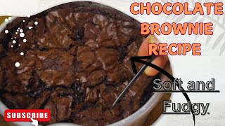 Chocolate brownie recipe No Oven Baking Soft brownie recipe [upl. by Nnagrom181]