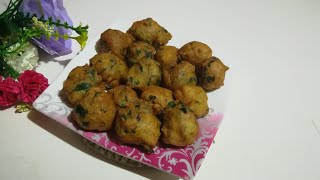 বেসনের ফুলুরিBesoner fuluri recipeGram flour pakora recipe [upl. by Dustie525]