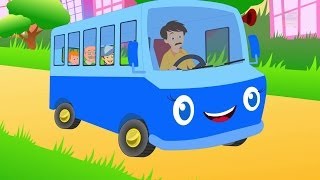 Wheels on the bus  Most popular nursery rhymes [upl. by Emilee]