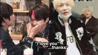 taehyung and yoongi making each other flustered [upl. by Oiramad]