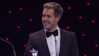 Sebastian Vettel  International Racing Driver of the Year  AUTOSPORT Awards 2013 [upl. by Yeldar]