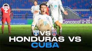 HONDURAS VS CUBA EN VIVO  SUB 20 POR UN BOLETO AL MUNDIAL [upl. by Yemar]