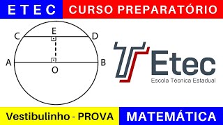 Vestibulinho ETEC 2025 🎯 Correção da Prova de MATEMÁTICA etec 2024 BoraETEC [upl. by Sugna]