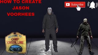 HOW TO CREATE JASON VOORHEES  GTA 5 ONLINE [upl. by Langille]