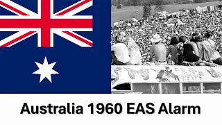 EAS Alarm YouTube Australia 1960 EAS Alarm Mock Tsunami [upl. by Macpherson689]