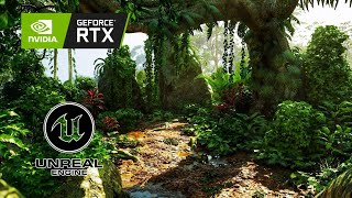 ULTRA REALISTIC Rain Forest  Unreal Engine 5 RTX 2060 HD🌿🌿🍀 [upl. by Oz530]