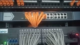 Patch Pannel amp PABX Excelltel 48 port installation complete [upl. by Rush]