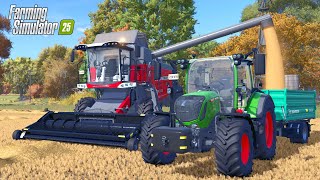 Swathing Wheat  Farming Simulator 25 Gameplay Walkthrough  Early Access [upl. by Anahcra]