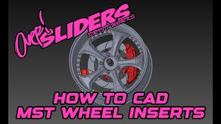 How to CAD  MST Wheel Inserts VSKF [upl. by Einnep407]