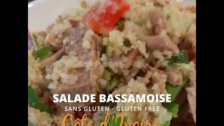 Salade Bassamoise Attiéké  Côte dIvoire [upl. by Frear]