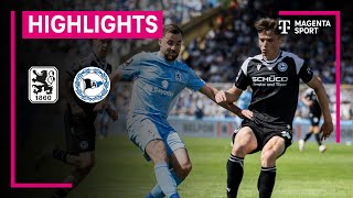 TSV 1860 München  DSC Arminia Bielefeld  Highlights 3 Liga  MAGENTA SPORT [upl. by Ydnac]