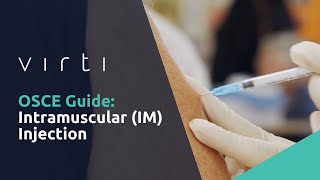 OSCE Guide  Intramuscular IM Injection [upl. by Marion]