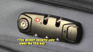 3 Steps on How to Set a TSA Combination Lock of Your Luggage [upl. by Anderea171]