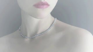 collier Perle de diamants  Diamonds Necklace [upl. by Ocire747]