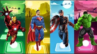 Spiderman Cartoon 🆚 Hulk 🆚 Ironman 🆚 Batman 🆚 Captain America 🎵 Who Will Win⁉️ [upl. by Assirol]