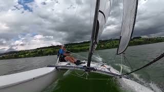 Hobie cat 18 Lake Sempach [upl. by Nosila]