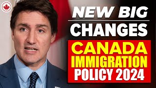 New Big Changes Coming to Canada Immigration Policy 2024 [upl. by Ardnac]