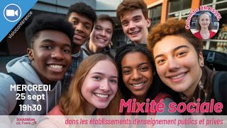 Lundis de la Fédé  Mixité scolaire et sociale [upl. by Philomena]