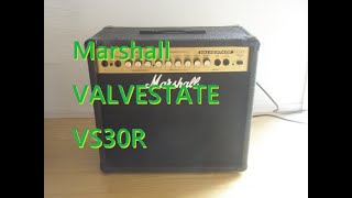 Marshall VALVESTATE VS30R 試奏レビュー。マーシャル ギターアンプ DEMO [upl. by Wanonah777]