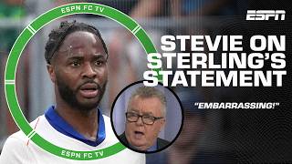 EMBARRASSING 😳  Stevie Nicol on the statement from Raheem Sterlings representatives  ESPN FC [upl. by Aztiray]