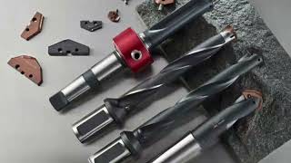 CHTOOLS interchangeable HSS insert spade drill used in drilling 45 steel on radial machine [upl. by Wescott]