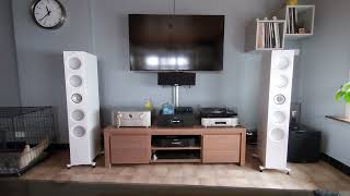 Hegel H390 amp KEF R11  Killer Quad  Megamix Sub Off [upl. by Eduj138]