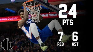 Joel Embiid Highlights  Bucks vs 76ers  26th Oct 2023 [upl. by Tyre]