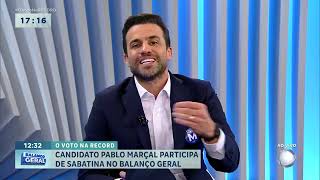 Entrevista com Pablo Marçal candidato do PRTB à Prefeitura de SP [upl. by Aridni]