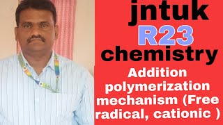 Addition polymerization mechanism  free radical and cationic mechanism [upl. by Shae768]