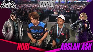 Arslan Ash Nina VS Nobi Dragunov  Top 8  Combo Breaker [upl. by Drofla]