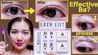 Eyelash Lift na Php 300 lang sa Shopee Tutorial amp Review  Best Seller Maybelline Falsies Lash Lift [upl. by Ruelu607]