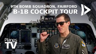 B1B Lancer Pilot Cockpit Tour and Take Off [upl. by Fineberg]