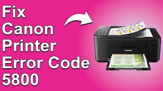 Canon Printer Error Code 5800 A Quick Guide To Meaning Cause And Solutions [upl. by Ellekcir]