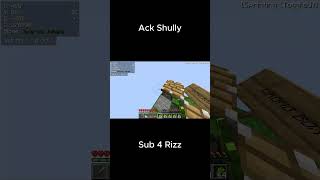 Ack Shully minecraft minecraftfunny [upl. by Morgen939]