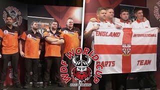 Mens Team Final Netherlands v England  WDF World Cup 2023 from Esbjerg Denmark Day 5 morning [upl. by Ailes]