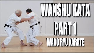 Part 1  Wanshu Kata  Wado Ryu Karate [upl. by Gonyea]