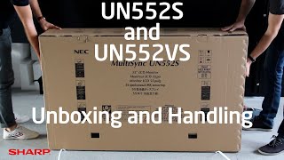 MultiSync® UN552S and UN552VS Unboxing Large Surface Perfection [upl. by Rai]