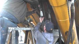 Demag Hydraulic Hose Change [upl. by Tera]