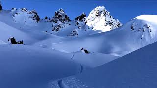 Skitour Leiterspitze 2750m Ausgangspunkt Gramais im Lechtal [upl. by Annodahs782]