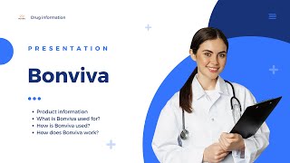 Bonviva  Product information uses dosage mechanism  ibandronic acid [upl. by Nosila]