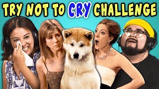 ADULTS REACT TO TRY NOT TO CRY CHALLENGE [upl. by Ansela]