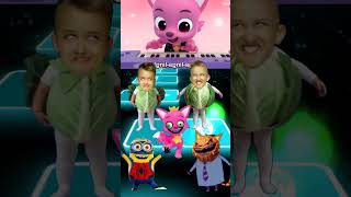 Pink Fong Exe VS Inside Out 2VS Coffin Dance Tiles Hop viral song trending shorts [upl. by Christiano]