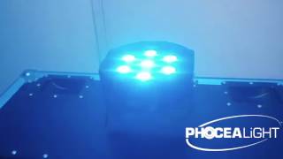 Par LEDs 7x10W RGBW Phocea Light [upl. by Mazonson610]