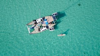 Sailing Tangaroa Our Turquoise Catamaran [upl. by Bodwell712]