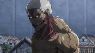 Eren vs Reiner Armoured Titan Round 2 Full Fight  Attack on Titan Season 3 Part 2 [upl. by Herby48]